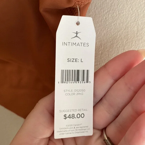 NWOT! Danskin terracotta longline sports bra top - Picture 4 of 7